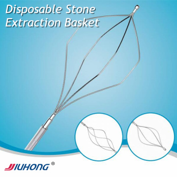Disposable Endoscopice Stone Extraction Basket for Gallstones Retrieval